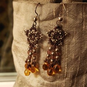 Hand Crafted Beaded Earrings